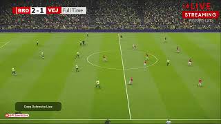 Brondby IF vs Vejle Boldklub  Danish Superliga 2024  eFootball Pes21 Game PLSL 275 [upl. by Patman]