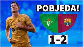 50 BODOVA NA POLUSEZONI  Real Betis vs Barcelona 12 La Liga [upl. by Trumaine]