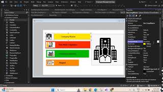 Dashboard Of The Employee Management Project Software  Cnet Project  Windows application Part1 [upl. by Nylodnarb]