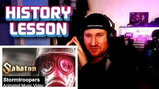 SABATON STORMTROOPERS ANIMATED VIDEO REACTION [upl. by Siradal560]