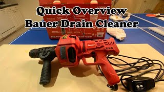 Quick Overview HF Bauer Drain Cleaner [upl. by Annawal]