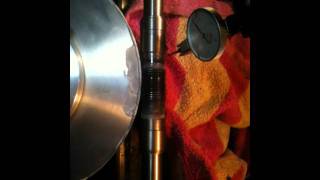 Lapping a telescope worm gear on a minilathe [upl. by Barna694]