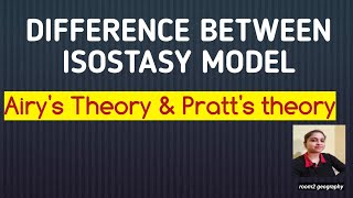 Difference between Airy Isostasy Theory amp Pratt Isostasy TheoryAiry vs Prattroom2 geography [upl. by Soloma715]