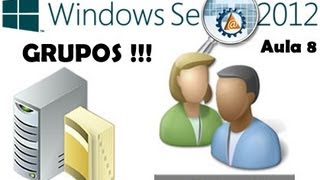 🔵 Windows 2012  Grupos  Global e Local AGDLP  Aula 8  wwwprofessorramoscom [upl. by Ayahsal]