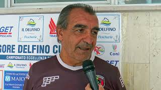 Eccellenza Abruzzo 6° giornata  Folgore Delfino Curi Pescara  Mosciano 11 Interviste post gara [upl. by Watson610]