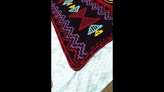 Locking Filet Crochet LFC Border by Tricia Scott [upl. by Htnnek]