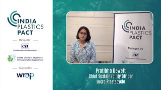 Pratibha Dewett Lucro speaks at India Plastics Pact’s Second Annual Conference 22 August 2023 [upl. by Ozzie]