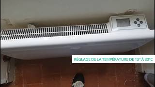 Radiateur à inertie Fonte 1000W de Cayenne  Présentation client du produit [upl. by Aihsotan]