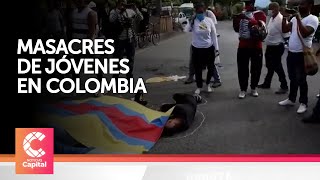 Masacres de jóvenes en Colombia generan indignación [upl. by Jereme]