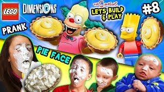 Lets Build amp Play LEGO Dimensions 8 KRUSTY PIE IN YOUR FACE The Simpsons Fun Pack FGTEEV Prank [upl. by Eiramanig]