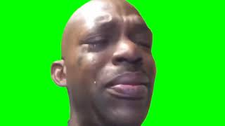 Black man crying 😭  Funny green screen meme [upl. by Okimik73]