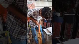 How to put grip bat per kaise lagaye shorts youtubeshorts bat cricket grip [upl. by Lsil]