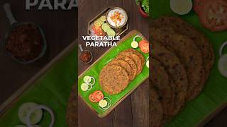 Mixed Vegetable Paratha  Lunch Recipes  Paratha Recipe shorts vegetableparatha paratha [upl. by Schwenk47]