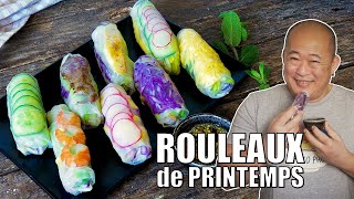 Comment faire des rouleaux de printemps facilement  Le Riz Jaune [upl. by Yrennalf226]