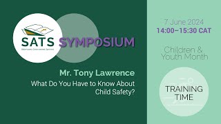 Tony Lawrence  The Church and Child Safety in South Africa [upl. by Yelhsa]