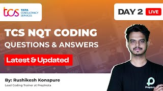 TCS NQT Coding Questions amp Answers 2024 Off Campus Updates [upl. by Alul]