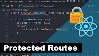 The New Way To Create Protected Routes With React Router V6 [upl. by Corrie]