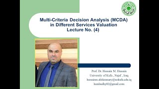 MCDA 04 Application example for MultiCriteria Decision Analysis MCDA [upl. by Nhabois]