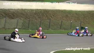 IAME X30 International Final 2012 Master Final [upl. by Culbert]