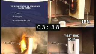 Kingspan IPN  Fire test 2010 [upl. by Victoria16]