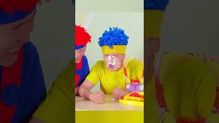 ChaCha and Pie in the Face  D Billions VLOG English shorts forkids vlog dbillions [upl. by Llehsyar]