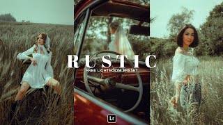 Rustic Preset  Lightroom Mobile Preset Free DNG  lightroom tutorial  lightroom preset [upl. by Argyres]