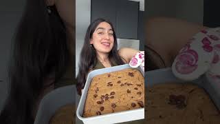 Chocolate Chip Tahini Cake with a Vegan Chocolate Frosting shorts veganrecipes healthy [upl. by Umont209]