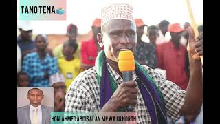 HON AHMED ABDISALAN MP WAJIR NORTH OFFICIAL CAMPAIGN SONG🔥 [upl. by Novahc]