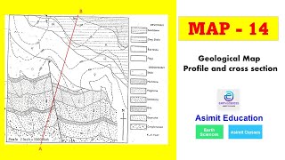 Geological map profile and cross section  Map 14 [upl. by Melantha]