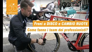 Freni a disco e cambio ruote come fanno i team prof [upl. by Box]