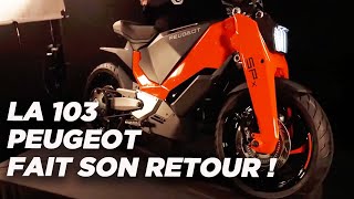 Exclusivité le retour du 103 Peugeot au Salon de la moto de Lyon [upl. by Hayse]