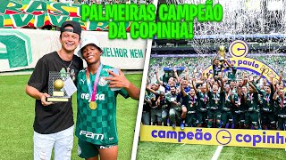 PALMEIRAS CAMPEÃO DA COPINHA Vi o jogo dentro do campo  Palmeiras 4 x 0 Santos [upl. by Meingoldas]