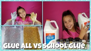 ELMERS GLUE ALL VS ELMERS SCHOOL GLUE  Gold vs Silver [upl. by Nylrahs]