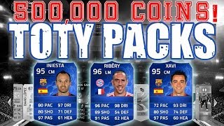 500000 COIN MEGA PACKS PACK OPENING  TOTY MIDFIELDERS  FIFA 14 [upl. by Amargo]