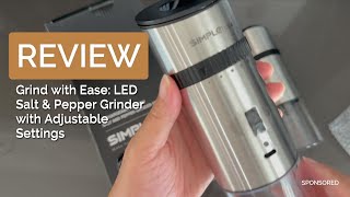 SIMPLETASTE SALT AND PEPPER GRINDER [upl. by Nyved]