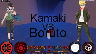 Shindo Life Kamaki vs Boruto with QenQuido [upl. by Formenti]