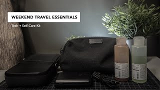 Weekend Essentials Tech  Dopp Kit  Orbitkey Nest  Bellroy Dopp Kit [upl. by Htebasyle733]