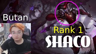 RANK 1 SHACO Butan Shaco vs Xin Zhao ButanLoL [upl. by Maure]