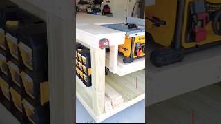 Ultimate Table Saw Workbench diy [upl. by Eilram]