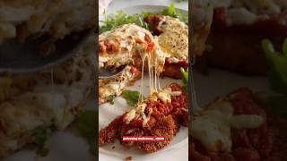 Chicken Parmigiana chicken crispy yumyum cooking villagefood fypシ゚viral short [upl. by Adnat]