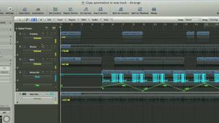 Logic Pro Copy automation to a new track [upl. by Aiuqat]