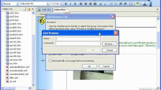 FrontPage Tutorial Previewing a Web Page Microsoft Training Lesson 46 [upl. by Amimej]