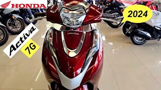 Honda Activa 7G 2024 Model Launched in india  PriceFeatures  Activa new 2024 Model [upl. by Hubing]