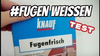 Fugen frisch weissen mit Knauf Fugenfrisch [upl. by Leatrice]