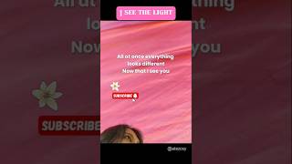 I SEE THE LIGHT LYRICS KARAOKE COVER  disney rapunzel shorts asmr tangled cover karaoke [upl. by Etnasa]