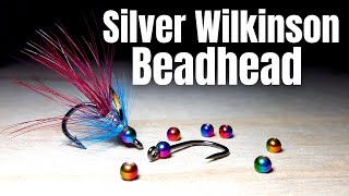 Beadhead Salmon Fly Silver Wilkinson Shrimp  Fly Tying [upl. by Cleveland329]