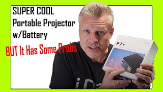 BEST PORTABLE PROJECTOR AAXA P7 Portable Projector Review [upl. by Currey220]