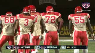 OffenseDefense AllAmerican Bowl 2018 New Orleans 4 of 4 [upl. by Surbeck]