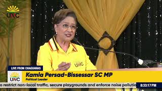 Hon Kamla PersadBissessar  UNC Meeting Chaguanas  June 24 2024 [upl. by Lednik233]