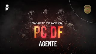 Gabarito Extraoficial PC DF  Agente [upl. by Nelaf86]